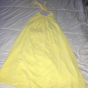 Yellow sunflower dress
